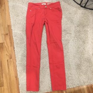 Red Skinny Pants